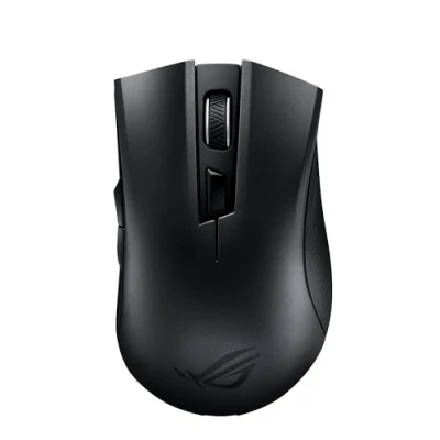 Image of ASUS ROG Strix Carry Ergonomic Optical Gaming Mouse with Dual 2.4 GHz/Bluetooth Wireless Connectivity, 7200 DPI Sensor and Exclusive Switch Socket Design