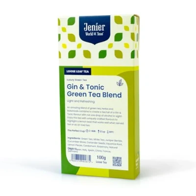 Image of Gin &amp; Tonic Green Tea Blend 100g Loose Leaf