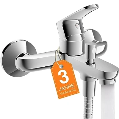 Image of EISL Claudio NI023CALCR Chrome Connection Diverter Between Bath Spout and Shower Single Lever Mixer Tap