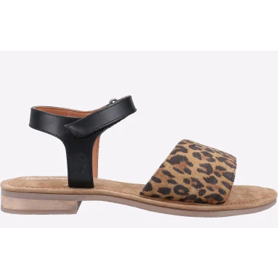 Image of Hush Puppies Women&#039;s Annabelle Sandal, Leopard, 6 UK