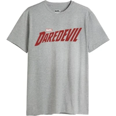 Image of Marvel Men&#039;s Medadevts014 T Shirt, Melange Grey, XXL