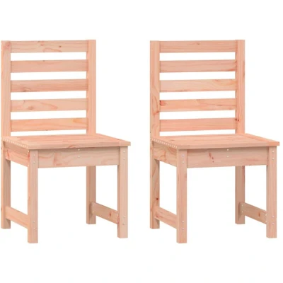Image of vidaXL Garden Chairs 2 pcs 50x48x91.5 cm Solid Wood Douglas