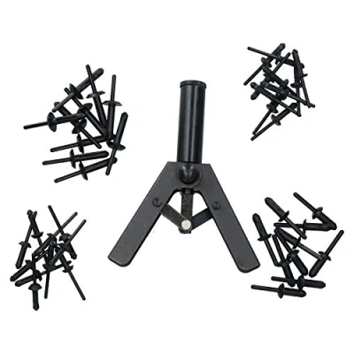 Image of Plastic Pop Pot Riveter Rivet Fastener Gun for Car Trims Carpets Seats 40 Rivets