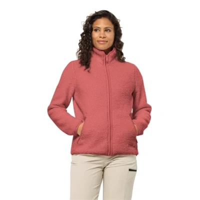 Image of Jack Wolfskin Women&#039;s High Curl Jacket W, Red Coral, M