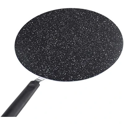 Image of Bargain House Non Stick Tawa Marble Flat Skillet Indian Flatbread Tava Heavy Duty Crepe Pan for Pancake, Chapati, Roti, Dosa