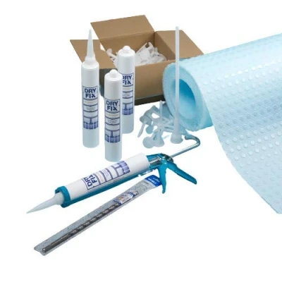 Image of DryFix DPC Cream Damp Proofing x 4 380ml Membrane Kit