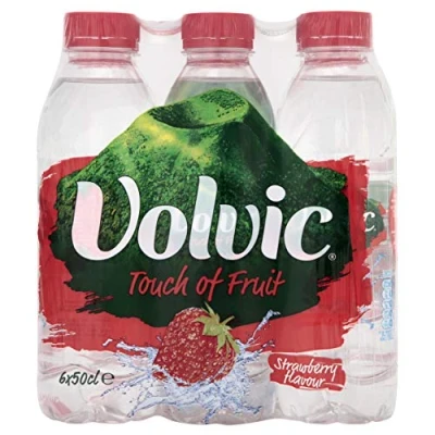 Image of Volvic Touch of Fruit Strawberry Flavoured Water 6 x 500 ml