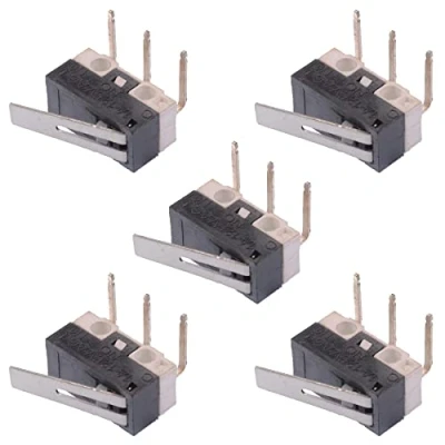 Image of 5 x 13mm Lever Subminiature Horizontal PCB Microswitch SPDT 3A