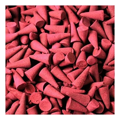 Image of Indian Incense Cones (25 mm High) Dragon&#039;s Blood (Pack of 100)