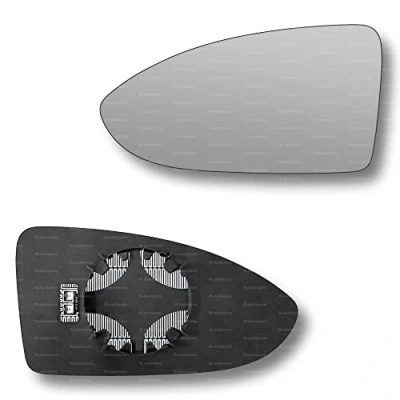 Image of Less4spares Replacement Wing Mirror Glass Left Compatible with VW Golf 2013 2021 CLIP ON Passnager Near Side N/S Heated Convex