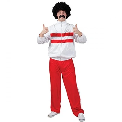 Image of Adults Funny Athlete Trackie Costume One Size