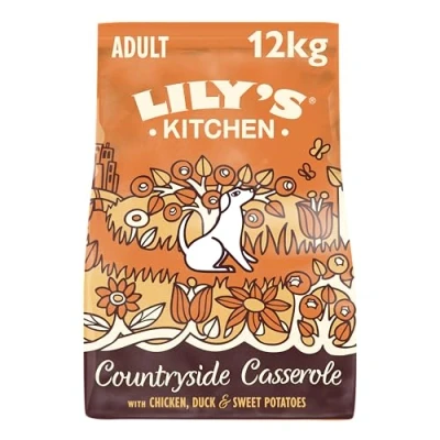 Image of Lily&#039;s Kitchen Made with Natural Ingredients Adult Dry Dog Food Chicken &amp; Duck Grain Free Recipe 12kg Bag