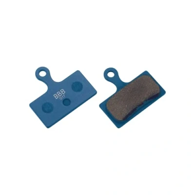 Image of BBB Cycling DiscStop, 1x Pair of Blue Bike Disc Brake Pad, High Performance, Made for Shimano, Easy Installation, BBS 56T