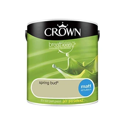 Image of 2.5L CROWN Standard Breatheasy Matt Emulsion Paint Spring Bud