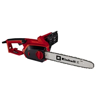Image of Einhell 1800W Electric Chainsaw 14 Inch (35cm) Bar and Chain, Metal Gearing, Saw Kickback Protection, Tool Free Tensioning GH EC 1835 Power for Effortless Cutting of Wood, Trees Branches