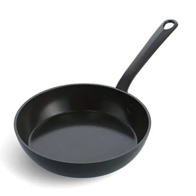 Image of GreenPan Craft Healthy Ceramic Non Stick 24 cm Frying Pan Skillet, Egg Pan, PFAS Free, Metal Safe, Cast Stainless Steel Handle, Induction Suitable, Oven Black