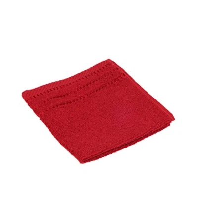 Image of Gözze Set of 4 Faceloths, Berlin, 100% Cotton, 30 x cm Bordeaux