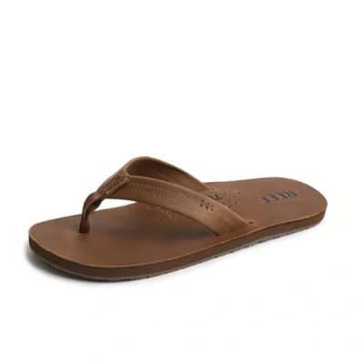 Image of REEF Mens DRAFTSMEN Bronze BROWN Flip Flops, Brown, 35 EU