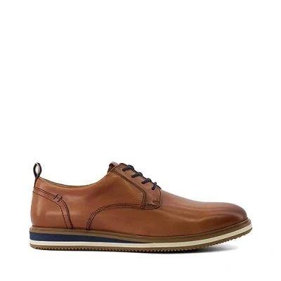 Image of Dune Mens BLAKSLEY Hybrid Lace Ups Size UK 6 Flat Heel Casual Shoes Tan