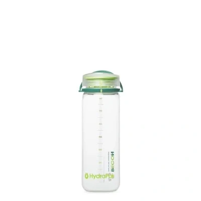 Image of HydraPak Recon Twist &amp; Sip Wide Mouth Recycled Plastic Water Bottle (24oz or 32oz) Eco Friendly, BPA Free, Easy Carry, 24oz/750ml, Clear/Evergreen Lime