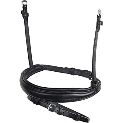 Image of Collegiate Mono Crown Flash Noseband Black Warmblood