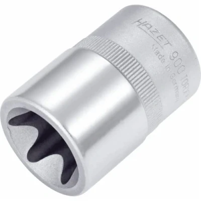 Image of HAZET 900 E24 41.2 mm E 24 Torx Profile Socket Chrome Plated/Polished