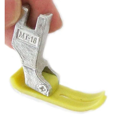 Image of HAND ® MT 18 Industrial Sewing Machines Extra Thin Precise Teflon Foot, for Brother, Singer, Juki and More Ideal Professional Use