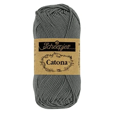 Image of Scheepjes Catona 501 Anthracite Yarn 1x10g