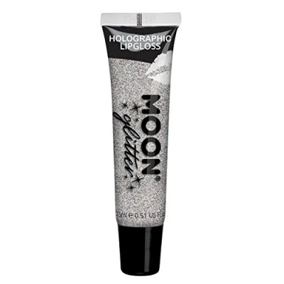 Image of Holographic Glitter Lipgloss by Moon 15ml Silver