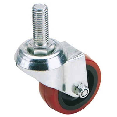 Image of Draper Swivel Bolt Fixing Polyurethane Wheel, 50mm Diameter, S.W.L. 50kg