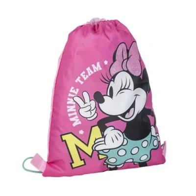 Image of CERDÁ LIFE&#039;S LITTLE MOMENTS Unisex Kid&#039;s Minnie Bag School Drawstring Backpack, Fuchsia, One Size