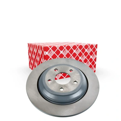 Image of JX612A315BEA Brake disc FEBI BILSTEIN 171445 Rear Axle 302mm 11mm 5 Hole 108mm solid Coated FORD: Focus 3, Mk4 Hatchback, Turnier