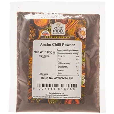 Image of Old India Ancho Chilli Powder 100g