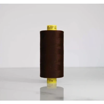 Image of Gutermann Mara 120 All Purpose Polyester Sewing Thread 1000m Spool, UV Resistant, Silky Shine, Tear &amp; Abrasion Resistant Perfect for Machines or Hand Sewing/Colour 694
