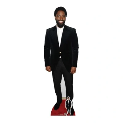 Image of STAR CUTOUTS CS829 John David Washington Lifesize Free Mini Cardboard Cutout, Multi Colour
