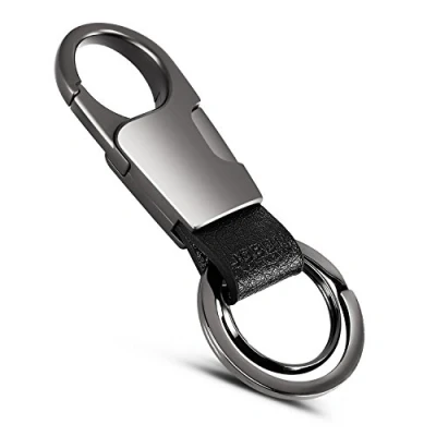 Image of MIKAFEN, keychain, Black, Un paquet de 2, Simple, elegant