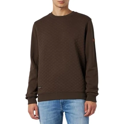 Image of camel active Men&#039;s 409445/2w20 Sweater, Dark Choclate, L