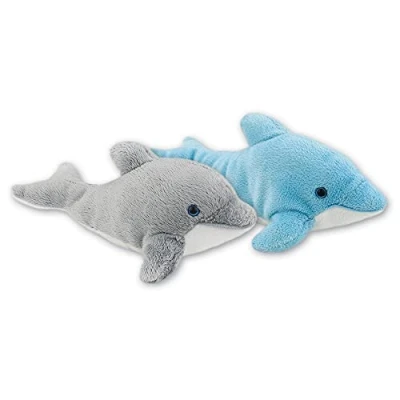 Image of Ark Toys Soft Toy Dolphin Plush 20cm 2 Colours, 1 Sent At Random