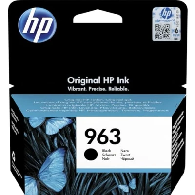 Image of HP 963 Black Original Ink Cartridge