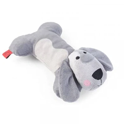 Image of Zoon Sausage Doggie Squeaky Dog Toy Colour Varies 21cm