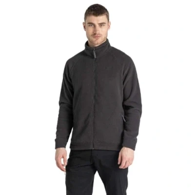 Image of Craghoppers Mens Karlton Full Zip Fleece Jacket (XXL) (Black Pepper)