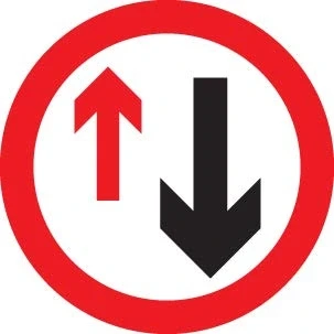 Image of Road Signs Vehicle priority Rigid Plastic