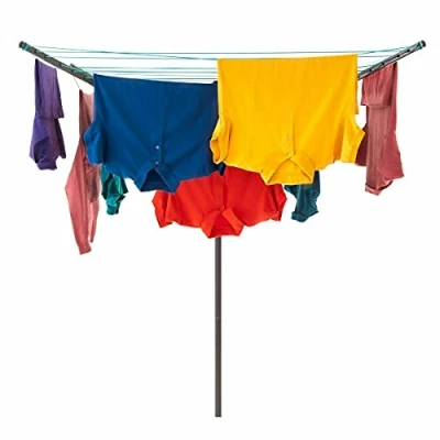 Image of Guaranteed4Less Garden Rotary Clothes Dryer 50M Washing Line Airer 4 Arm Outdoor Indoor Laundry