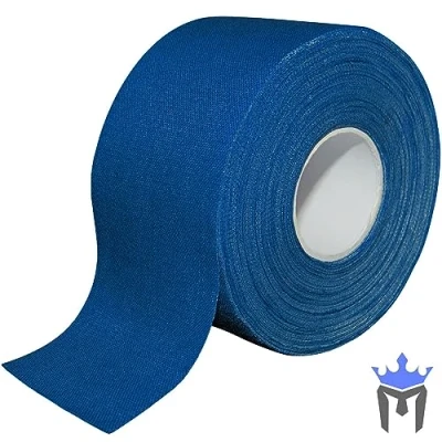 Image of Meister Premium Athletic Zinc Oxide Trainer&#039;s Tape for Sports and Medical 13.7m x 3.8cm Blue 6 Rolls