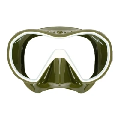 Image of Aqualung Plazma Adult Panoramic Frameless Diving Mask, Varied Lens Models, Quick Adjusting Buckles, Reusable Protective Case, Great for Scuba and Snorkeling