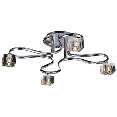 Image of Sisco Semi Flush Round 4 Light G9 Polished Chrome