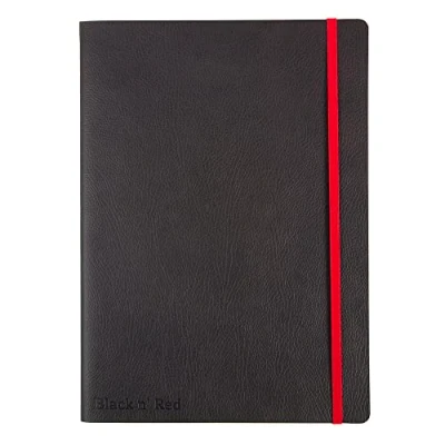 Image of Black N&#039; Red B5 Soft Cover Journal Ruled with Numbered Pages