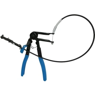 Image of BRILLIANT TOOLS Hose clamp Pliers, with Bowden Cable, Metal, Black Blue, 1 TLG