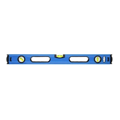 Image of Högert Technik Spirit Level 100 cm, Features 3 Levels: 0/45/90, Aluminium Levels, Shock Absorbing end caps, Size: 100x5.65x2.1cm, HT4M010