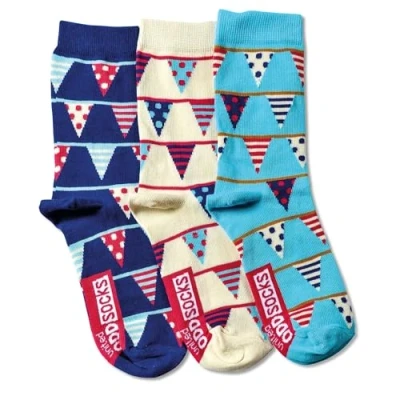 Image of United Oddsocks 3 Mix &amp; Match Ankle Socks For Ladies, UK 4 8 (EU 37 42), Ideal Birthday, Mother, Christmas Day Gift (UK, Alpha, One Size, Regular, Becky)